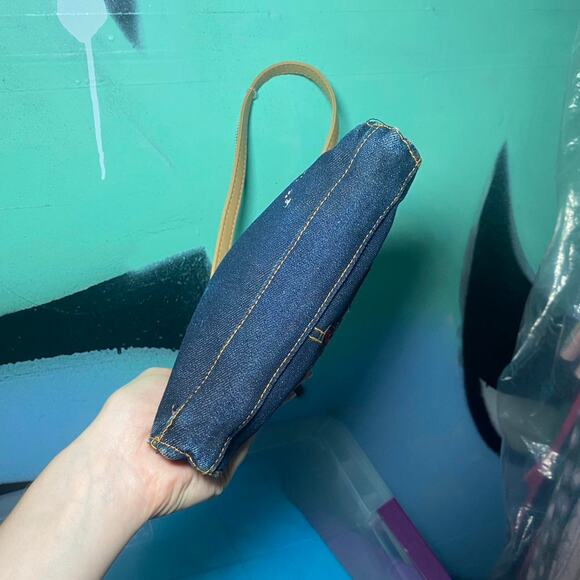 Y2k embroidered denim mini purse - Picture 4 of 4